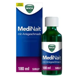 WICK MediNait ar anīsa garšas sīrupu, 180 ml