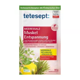 TETESEPT Jūras sāls muskuļu relaksācija, 80 g