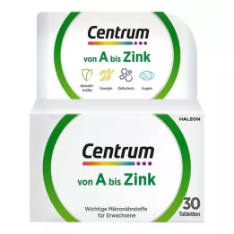 CENTRUM A-Cinka tabletes, 30 gab