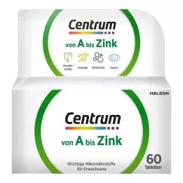 CENTRUM A-Cinka tabletes, 60 gab