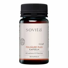 Sovita folijskābe plus kapsulas, 180 gab