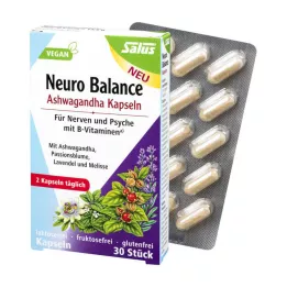 NEURO BALANCE Ashwagandha kapsulas Salus, 30 gab