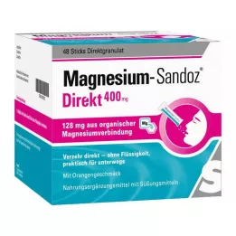 MAGNESIUM SANDOZ Direkt 400 mg Sticks, 48 gab