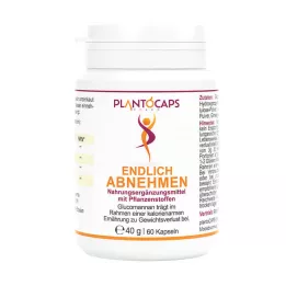 PLANTOCAPS Visbeidzot Lose Weight kapsulas, 60 gab