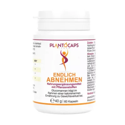 PLANTOCAPS Visbeidzot Lose Weight kapsulas, 60 gab PLANTOCAPS Visbeidzot Lose Weight kapsulas, 60 gab