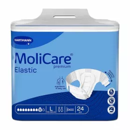 MOLICARE Premium Elastic Briefs 9 drops izmērs L, 24 gab