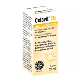 CEFAVIT D3 Šķidrie purpura pilieni iekšķīgai lietošanai, 20 ml