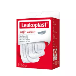 LEUKOPLAST mīksts balts Str.19x72/D.25/38x72/38x38mm, 30 gab