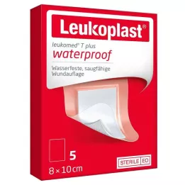 LEUKOPLAST Leukomed T Plus sterils 8x10 cm, 5 gab