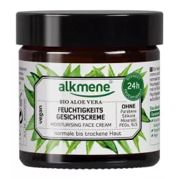 ALKMENE Mitrinošs sejas krēms organiskā alveja, 50 ml