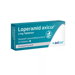 LOPERAMID axicur 2 mg tabletes, 10 gab