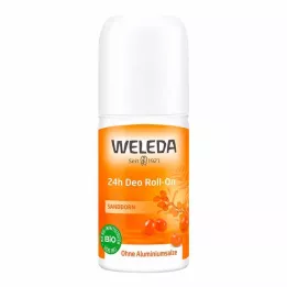 WELEDA Smiltsērkšķu 24h dezodorants Roll-on, 50 ml