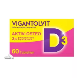 VIGANTOLVIT Vitamīns D3 K2 Kalcija apvalkotās tabletes, 60 gab