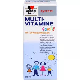 DOPPELHERZ Multi-Vitamins šķidruma saimes sistēma, 250 ml