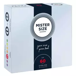 MISTER 60. izmēra prezervatīvi, 36 gab