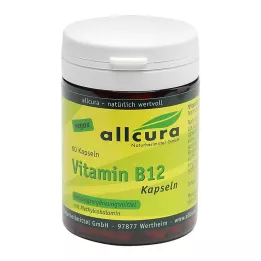 VITAMIN B12 KAPSULAS, 60 gab