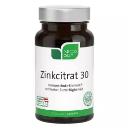 NICAPUR Cinka citrāts 30 kapsulas, 60 gab