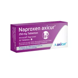 NAPROXEN axicur 250 mg tabletes, 30 gab