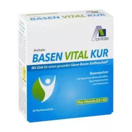 BASEN VITAL KUR plus vitamīns D3+K2 pulveris, 20 gab