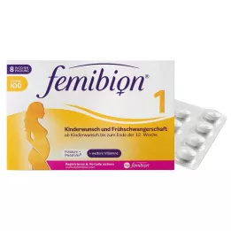FEMIBION 1 vēlme bērniem+agrīna grūtniecība bez joda tabletēm, 60gab