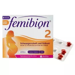 FEMIBION 2 Grūtniecība+Zīdīšanas periods bez joda Kpg., 2X60 St