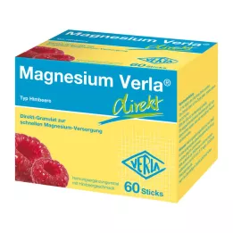 MAGNESIUM VERLA tiešās granulas aveņu, 60 gab