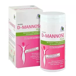 D-MANNOSE PLUS 2000 mg pulveris ar vitamīniem un minerālvielām, 250 g
