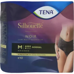 TENA SILHOUETTE normāls M noir, 10 gab