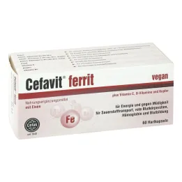 Cefavit ferīta cietās kapsulas, 60 gab