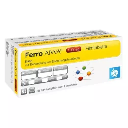 FERRO AIWA 100 mg apvalkotās tabletes, 50 gab