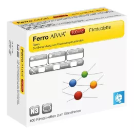 FERRO AIWA 100 mg apvalkotās tabletes, 100 gab