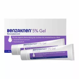 BENZAKNEN 5% želeja, 2X40 g