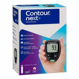 CONTOUR Nākamais NEU Iestatiet asins glikozes mērītāju mg/dl, 1 gab
