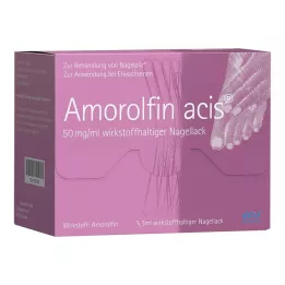 AMOROLFIN acis 50 mg/ml aktīvās sastāvdaļas nagu laka, 3 ml