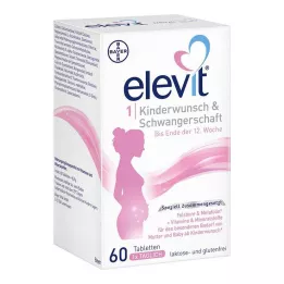 ELEVIT 1 vēlme radīt bērnus & Grūtniecības tabletes, 1X60 St