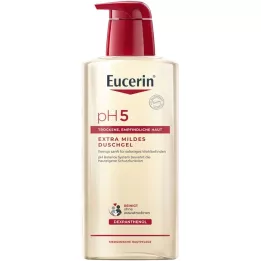 EUCERIN pH5 dušas želeja jutīgai ādai, 400 ml