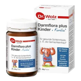Zarnu flora plus bērni + ģimenes pulveris, 68 g