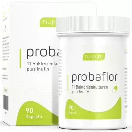 NUPURE probaflor probiotikas zarnu attīrīšanai kapsulas, 90 gab