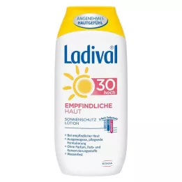 LADIVAL jutīgas ādas losjons LSF 30, 250 ml