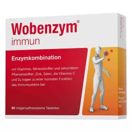 WOBENZYM imūnās zarnās šķīstošās tabletes, 60 gab