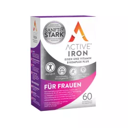 ACTIVE IRON Dzelzs un B vitamīnu komplekss plus, 60 gab