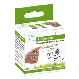 FINGERFLEX 2,5 cmx4,5 m zaļš futbols bez lateksa, 1 gab