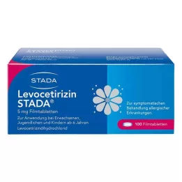 LEVOCETIRIZIN STADA 5 mg apvalkotās tabletes, 100 gab