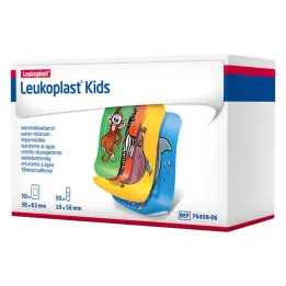 Leukoplast bērnu sloksnes 38x63mm / 19x56mm 50 gab., 100 gab