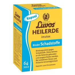 Luvos dziedinošo mālu Imutox kapsulas (64 gab.)