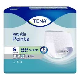 TENA PANTS Super S vienreizējās lietošanas bikses, 12 gab