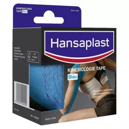 HANSAPLAST Sporta kinezioloģiskā lente 5 cmx5 m zila, 1 gab