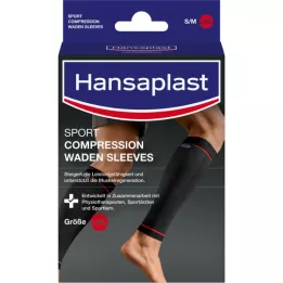 HANSAPLAST Sporta kompresijas teļu piedurknes L izmērs, 2 gab