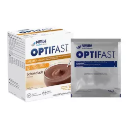 OPTIFAST Krēmveida šokolādes pulveris, 8X55 g