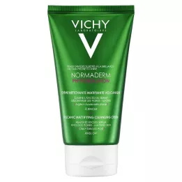 VICHY NORMADERM matējoša tīrīšana ar mālu putām, 125 ml
